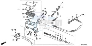 GL18009 Europe Direct - (ED) drawing CLUTCH MASTER CYLINDER