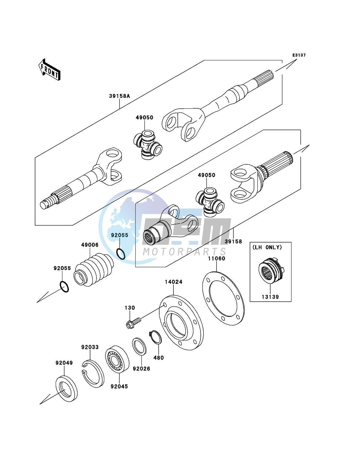 Drive Shaft-Rear