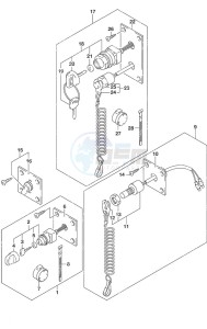 DF 25A drawing Switch Remote Control