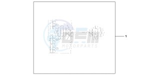 ST1300AC Pan Europoean -ST1300 CH drawing QUARTET HARNESS