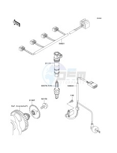 ZR 750 K [Z750S] (K6F) K6F drawing IGNITION SYSTEM