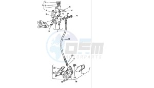 PRIMA 3-6V 50 drawing FRONT BRAKE SYSTEM