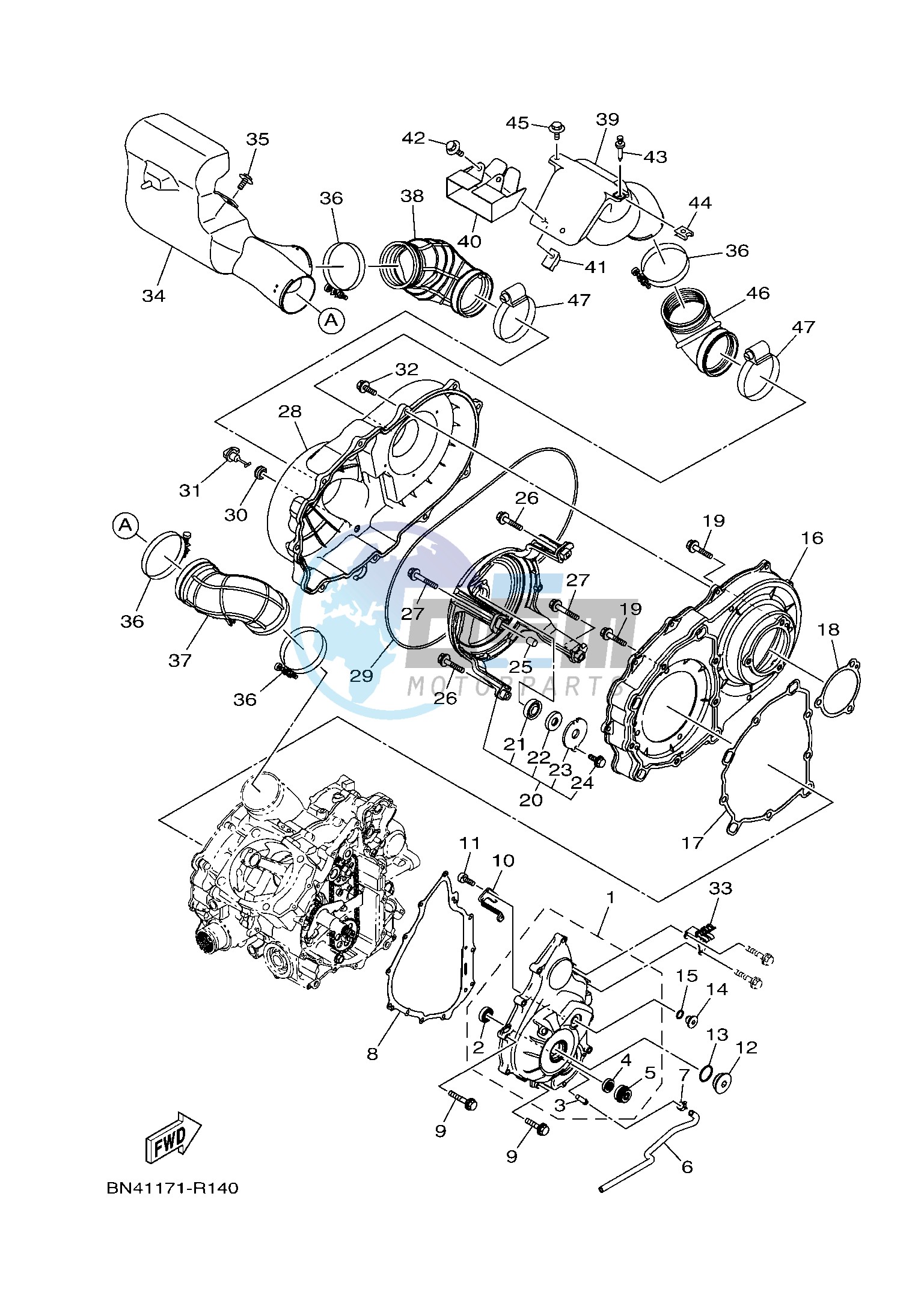 CRANKCASE COVER 1