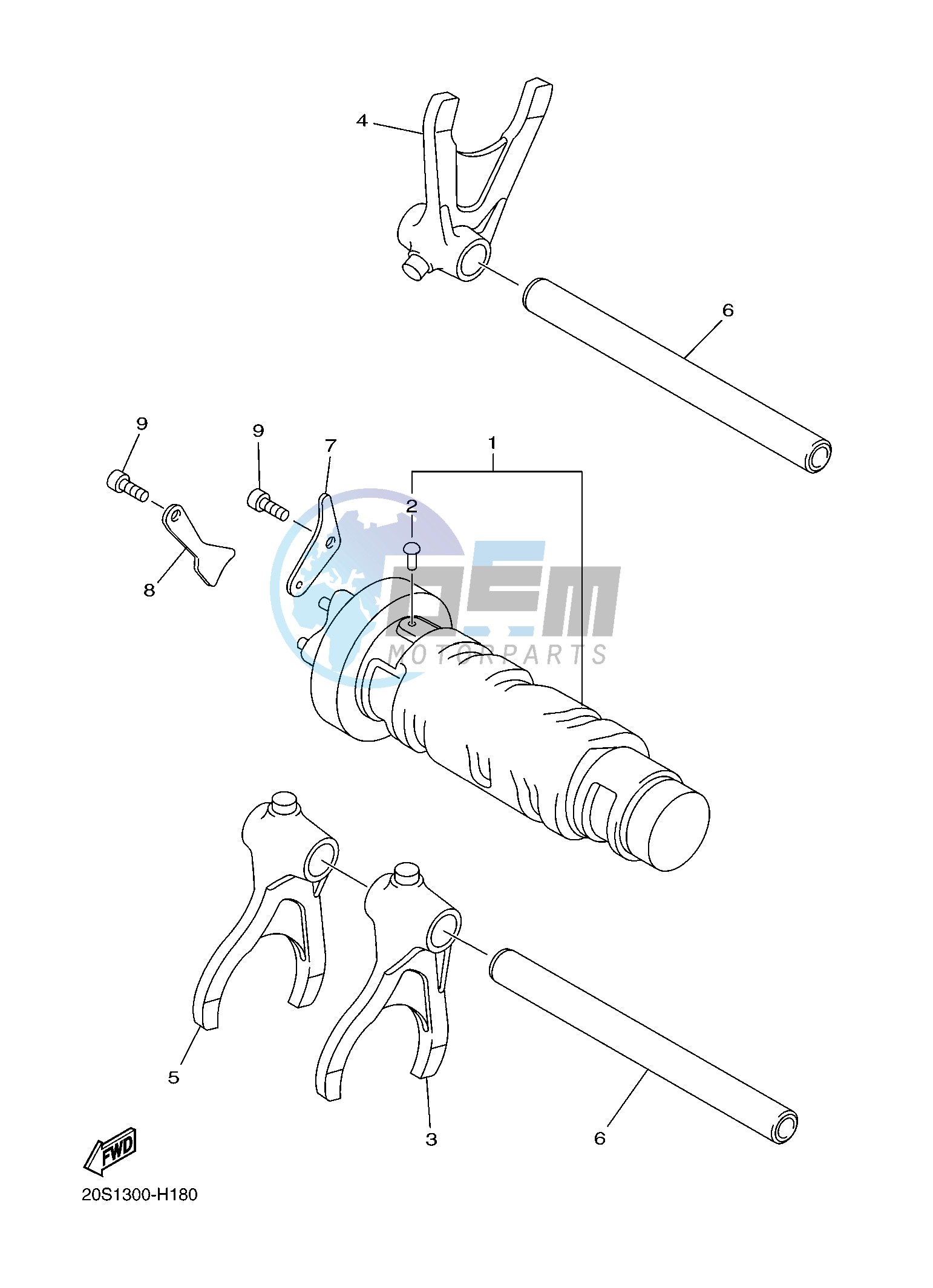 SHIFT CAM & FORK