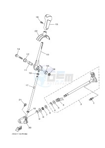 YXZ1000ES YXZ10YPSG YXZ1000R EPS SPECIAL EDITION (2HC1) drawing SHIFT SHAFT