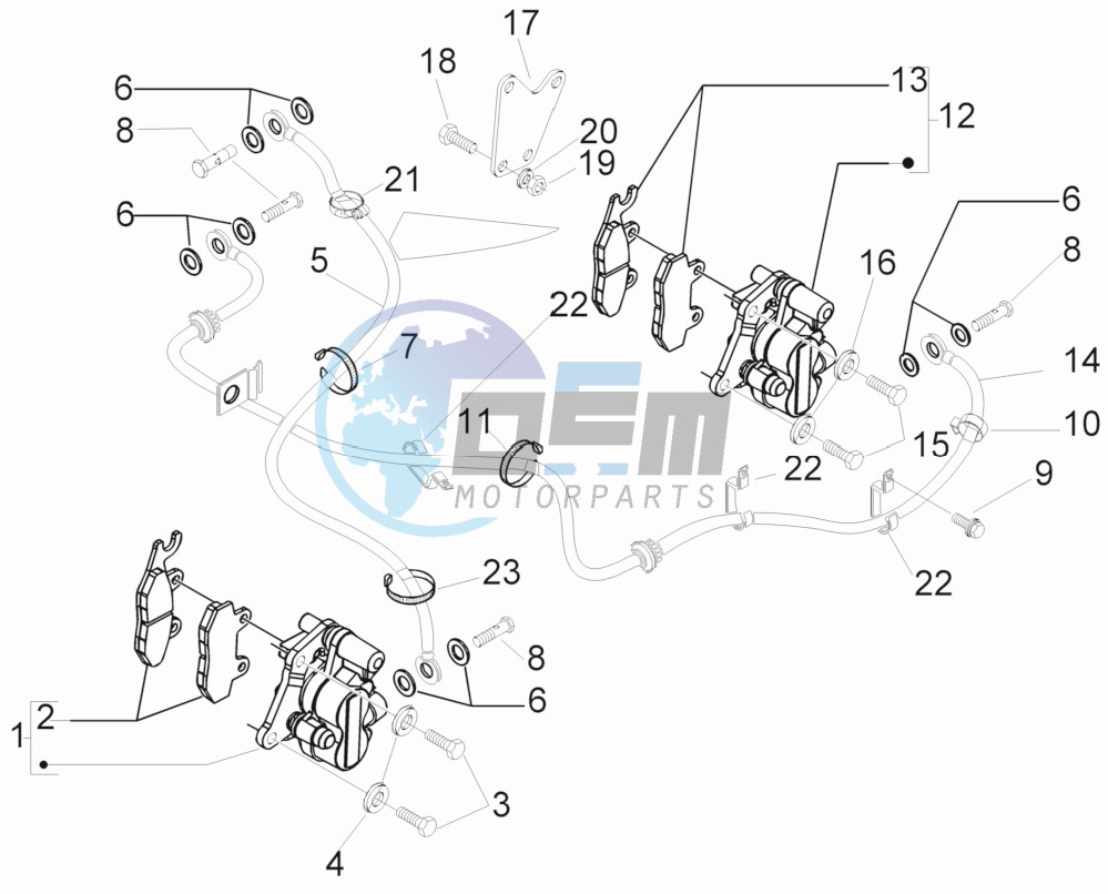 Brakes hose  - Calipers