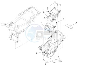 California 1400 Touring SE ABS 1380 USA CND drawing Zadelruimte