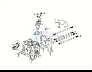 SYMPHONY ST 125 LC (XL12WW-EU) (E5) (M1) drawing CYLINDER