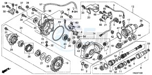 TRX500FAC drawing FRONT FINAL GEAR