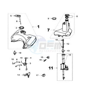 VIVA 2 CO drawing TANK AND FUEL PUMP