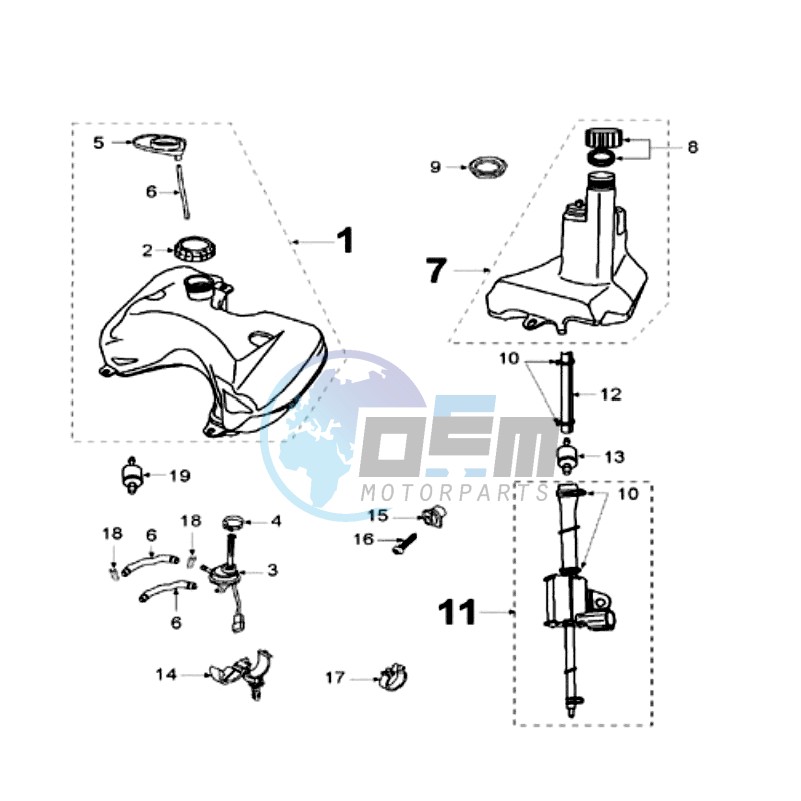 TANK AND FUEL PUMP