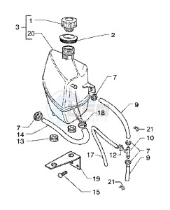 X9 125 SL drawing Expansion tank