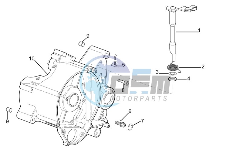 Left crankcase