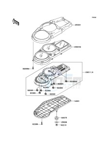 NINJA ZX-12R ZX1200B6F FR GB XX (EU ME A(FRICA) drawing Meter(s)