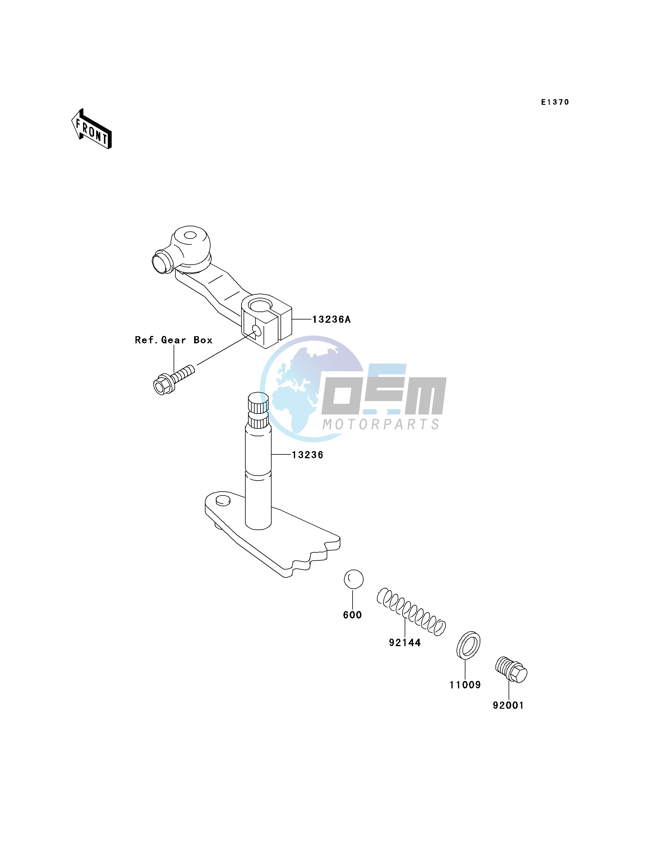 GEAR CHANGE MECHANISM