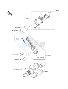 BRUTE FORCE 750 4x4i EPS KVF750GEF EU drawing Crankshaft