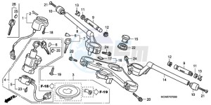 VFR8009 Ireland - (EK / MME) drawing HANDLE PIPE/TOP BRIDGE