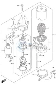 DF 175A drawing Starting Motor