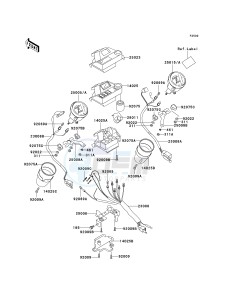 VN 750 A [VULCAN 750] (A15-A19) [VULCAN 750] drawing METER-- S- -