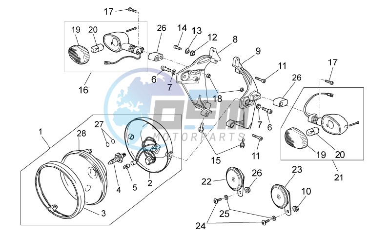 Headlight/Horn