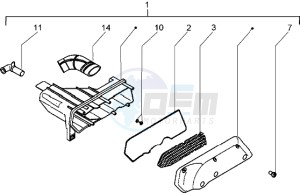 Diesis 50 drawing Air Cleaner