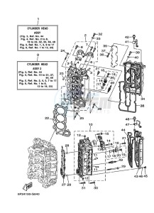 F250AETX drawing CYLINDER--CRANKCASE-2