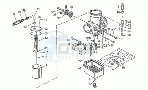 V 75 750 PA Nuovo Tipo PA Nuovo Tipo drawing Carburettor