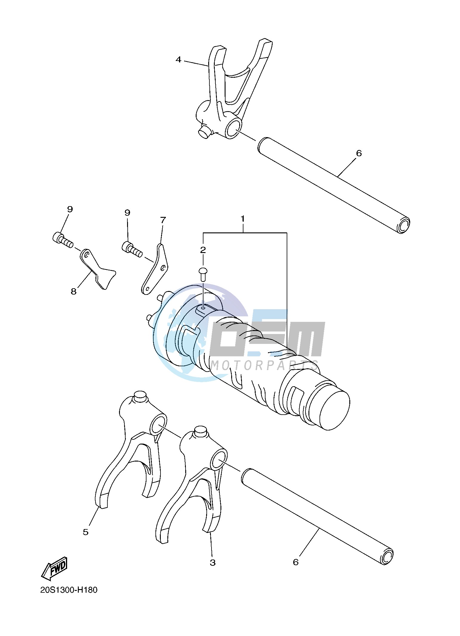 SHIFT CAM & FORK