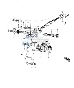 F9 A (-A) 350 drawing OIL PUMP -- 72-73 F9_F9-A 350- -