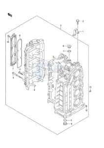 DF 115A drawing Cylinder Block