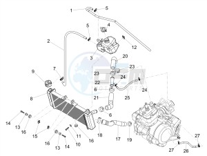 RS4 50 2T E4 (APAC, EMEA) drawing Cooling system