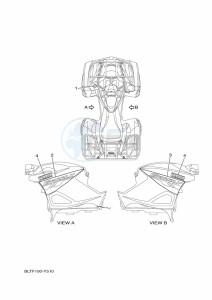 YFM700FWAD GRIZZLY 700 EPS (BLTH) drawing GRAPHICS