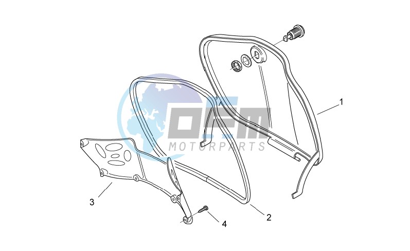 Central body I - Glove comp.door