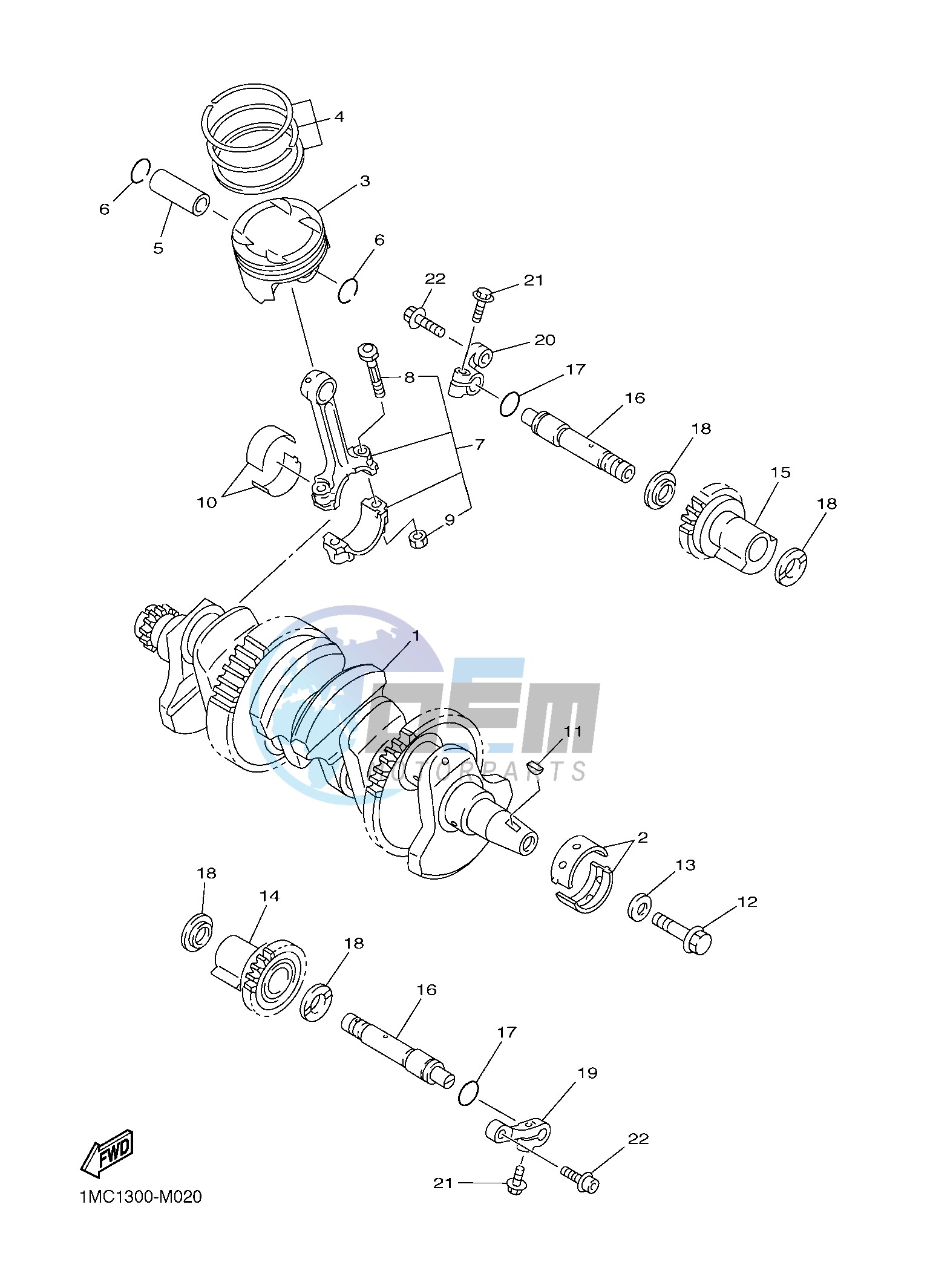 CRANKSHAFT & PISTON