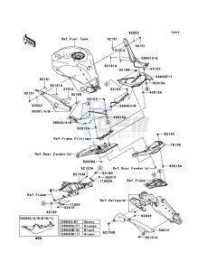 NINJA ZX-10R ZX1000E8F FR GB XX (EU ME A(FRICA) drawing Side Covers/Chain Cover