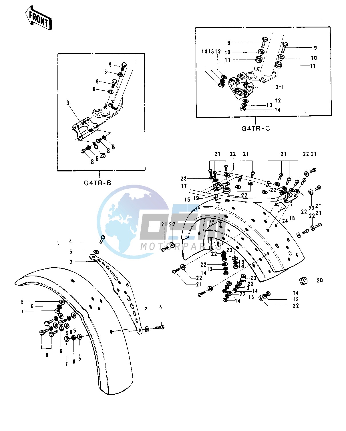 FENDERS G4TR-B_C -- 70-73- -