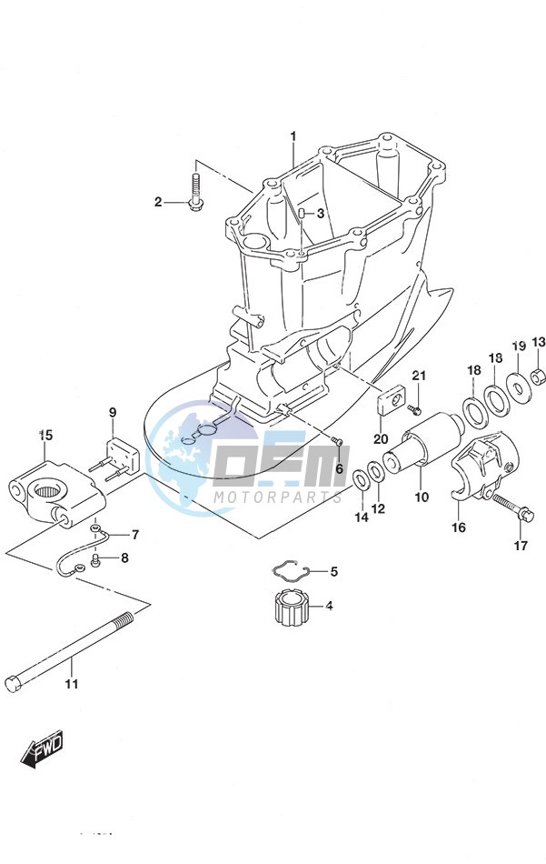 Drive Shaft Housing w/Transom (X)