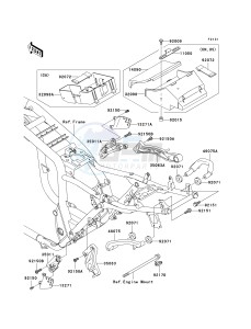 ZR 1200 A [ZX 1200 R] (A1-A3) drawing FRAME FITTINGS