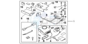 CBF1000S9 France - (F / ABS CMF) drawing ALARM SYS.