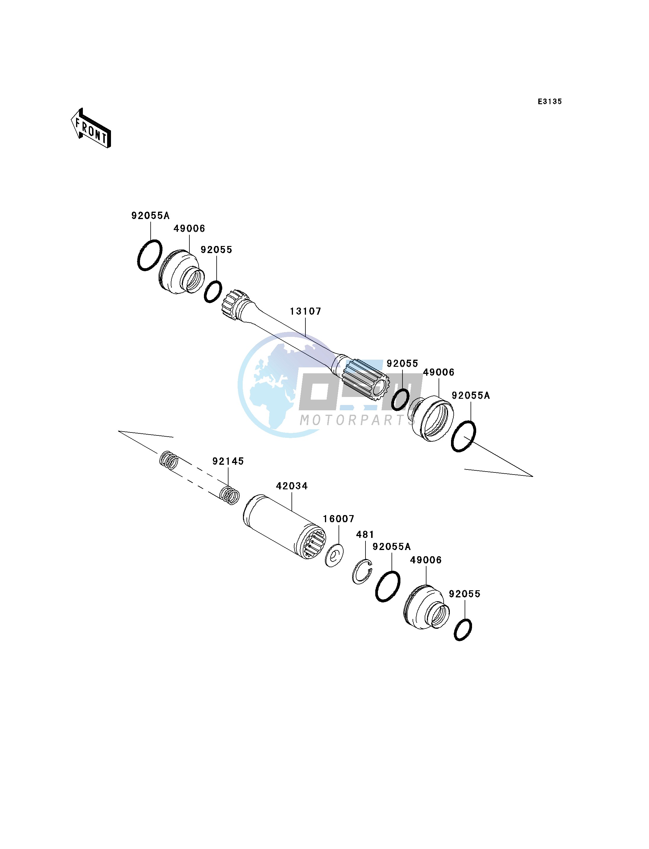 DRIVE SHAFT-PROPELLER