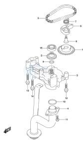 DF 300AP drawing Oil Pump