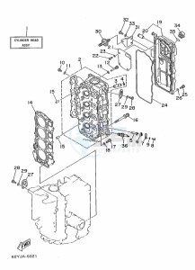 FT50B drawing CYLINDER--CRANKCASE-2