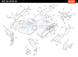 RS3-50-E4-BLACK-FLUOR-RACING drawing REAR PLASTICS - COVERS