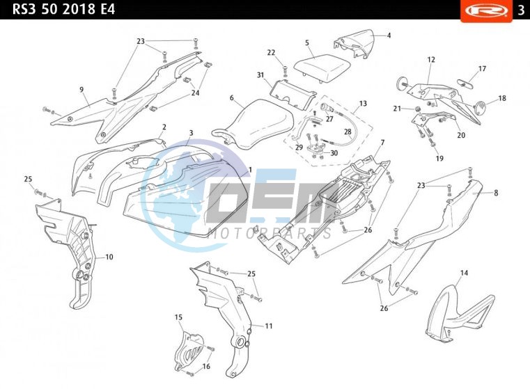 REAR PLASTICS - COVERS