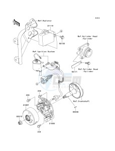 KX 85 A [KX85 MONSTER ENERGY] (A6F - A9FA) A7F drawing GENERATOR