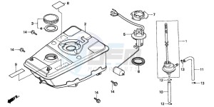 NE50 drawing FUEL TANK