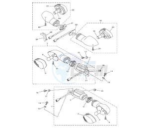 V-MAX 1700 drawing FLASHER LIGHT