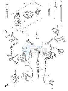 GSF1200 (E2) Bandit drawing WIRING HARNESS (GSF1200SK3 SK4 SK5 SZK5)