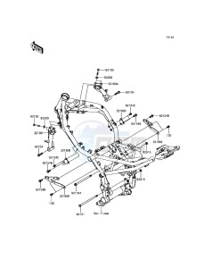 Z900 ABS ZR900BHF XX (EU ME A(FRICA) drawing Engine Mount