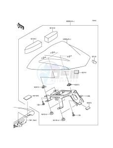 ER-6F_ABS EX650FDS XX (EU ME A(FRICA) drawing Accessory(Single Seat Cover)